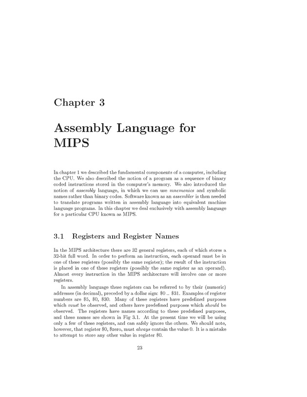 Computer Organization with MIPS - Page 23